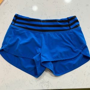 Lululemon Speed Shorts, Sz 2